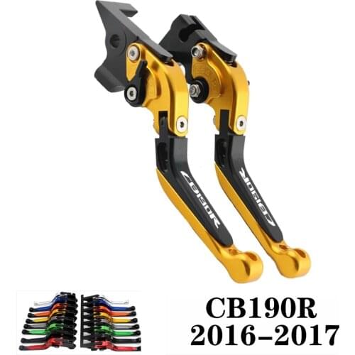 For HONDA CB 190R CB 190 R CB190R 2016 2017 16 17 CNC Motorcycle Adjustable Brake Clutch Lever Levers Folding