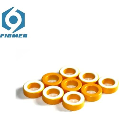 Ferrite Cores 33x19.8x11.1 mm 20 pcs Toroidal Core Ferrite Chokes Ring Iron Powder Inductor Ferrite Rings Yellow White