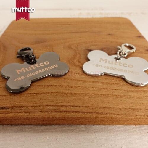 Free shipping laster engrave dog bone print dog id tag blank engrave pet name 2 kinds dog ID tag smooth surface Dog ID tag