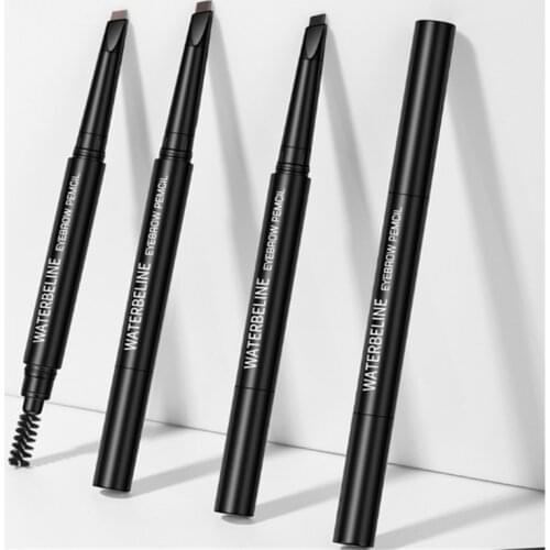 1Pcs Triangle Eyebrow Pencil With Brush Waterproof Long Lasting Eyebrow Paint Natural Brow Tint Cosmetic Makeup Tools