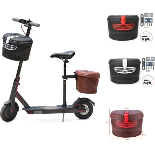 Best Selling Electric Scooter Storage Black Front Rear Carrying Foldable Basket For XIAOMI M365 Scooter Parts Electric Scooter