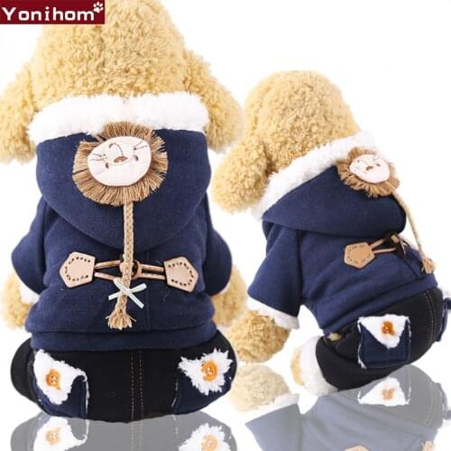 Fashion Pet Clothes Spring Autumn Pets Dogs Clothing For Dogs Costume Classic Puppy Dog Coat Pet Overalls Cat Chihuahua Clothes