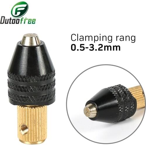 Power Tools 1pc 3.17mm Electric Motor Shaft Mini Chuck Fixture Clamp 0.5mm-3.2mm Small To Drill Bit Micro Chuck Fixing Device