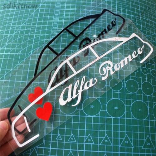 New I love my car Vinly Decal Styling Door Windows Trunk Sticker For Alfa Romeo GT 159 156 147 giulietta mito accessories
