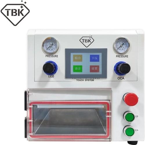2019 Newest TBK-108P LCD OCA Lamination Machine Vacuum Laminating Machine for curved screen and straight screen and Pad