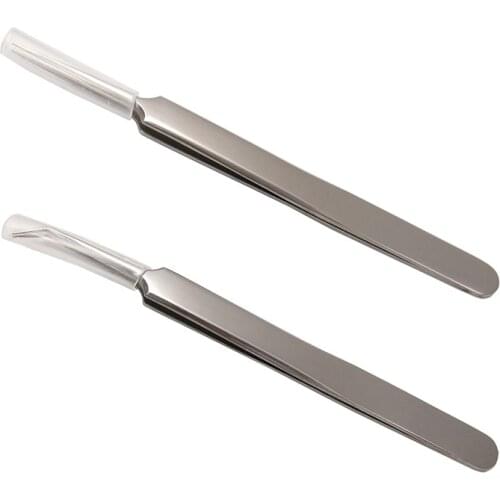 New Beauty Makeup Tool Kits Fake Eyelash Auxiliary Tool 4 Styles Stainless Steel Eyelashes Curler Make Up Tweezers Acne Needle