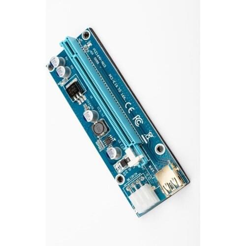 New USB 3.0 PCI-e Riser BTC Mining Express 1X To 16X Adapter 6Pin PCI-e Power Supply for BTC Mining Cable