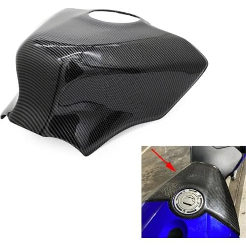 For Yamaha YZF R1 2015 2016 2017 2018 Fuel Tank Cover Fairing Shell ABS Plastic Carbon Fiber YZF-R1 YZFR1 Twill glossy weave