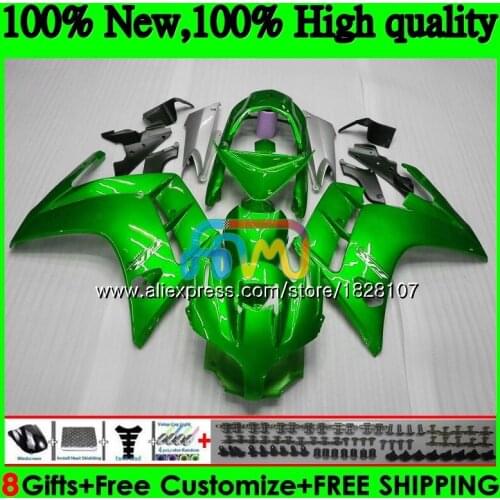 FJR1300A For YAMAHA FJR-1300 FJR1300 01 02 03 05 06 07 119BS.10 FJR Glossy green 1300 2001 2002 2003 2004 2005 2006 2007 Fairing