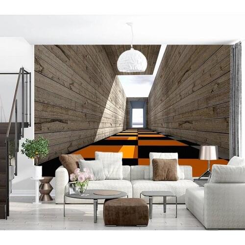 Custom wallpaper 3D board space background wall