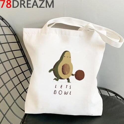 Avocado shopping bag bolsa bolsas de tela handbag shopper bag ecobag foldable fabric boodschappentas cabas