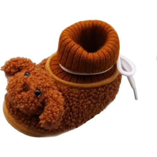 Warm Socks Newborn Unisex Baby Boys Girls Infant Cute Dog Animals Crib Warm Shoes New Arrival