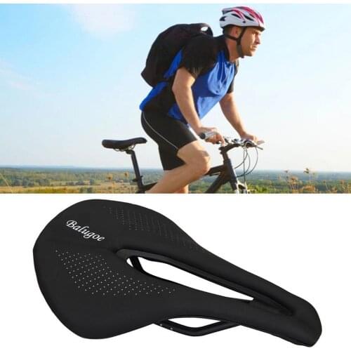 BALUGOE bicycle seat cushion soft comfortable hollow breathable and shock-absorbing bicycle riding saddle suitable road bicycles