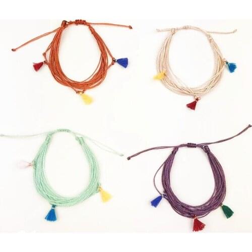 Boho tassel women bracelet bileklik femme nightmare before christmas brazalete mujer armband damen christmas gifts Friendship