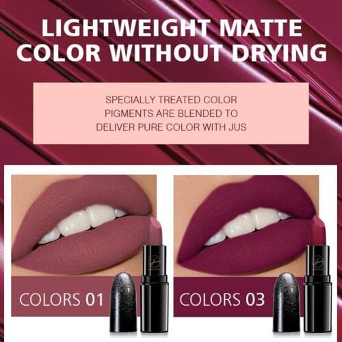 6 Colors Lasting Moisturizing Matte Mist Lip Mud Non-Stick Cup The Silky Delicate And Smooth Double Head Design Lipstick