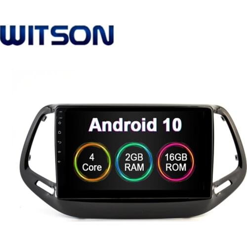 WITSON ANDROID 10 CAR DVD PLAYER For JEEP COMPASS 2017 CAR GPS Built-In WiFi Module Support External 3G Dongle