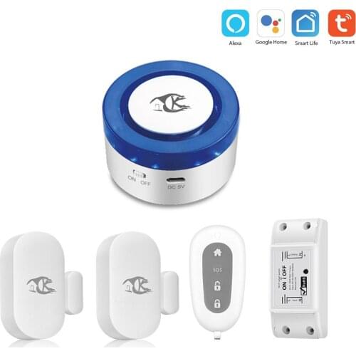 Tuya alarm security system Smart home IOS Android APP Control Wireless Alarm System