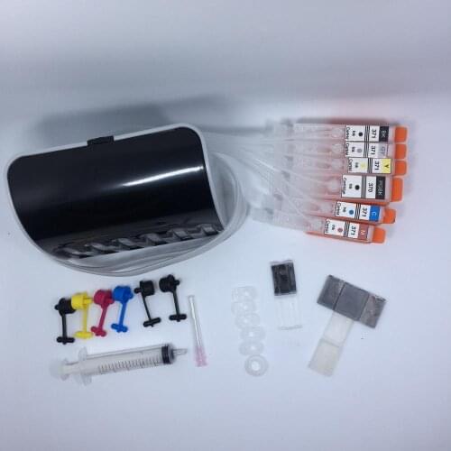 YOTAT 6 color BCI370 CISS ink cartridge BCI-370 BCI-370XL BCI-371XL for Canon MG7730 MG7730F MG6930 TS9030 TS8030