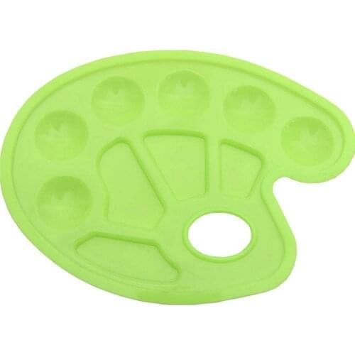 Children DIY Paint Plastic Palette Graffiti Art Supplies