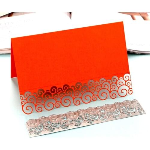 DUOFEN METAL CUTTING DIES Chinese traditional lucky cloud lucky sea wave stencil DIY Scrapbook Paper Album 2020 new
