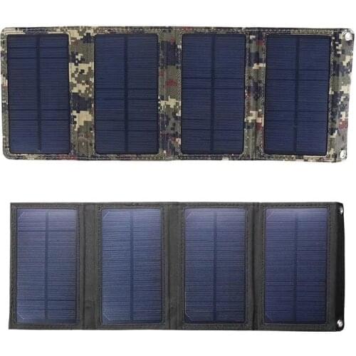 Hot selling Portable Folding bag 10W mobile phone Emergency USB Outdoor Solar Charger