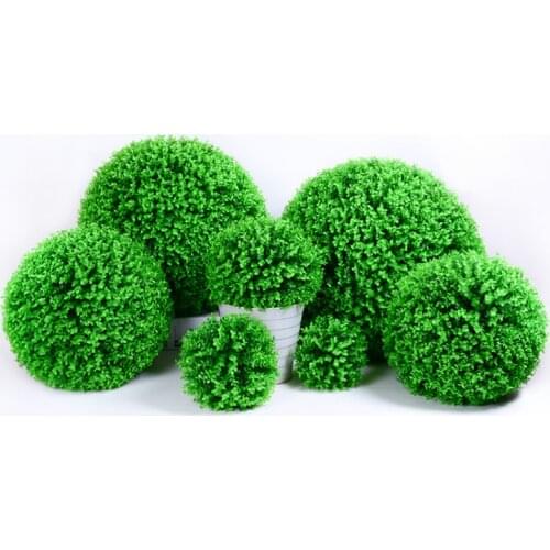 Multiple Sizes Artificial Plants Eucalyptus Milan Plastic Ball Home Bonsai Wedding Decoration DIY Mall Layout Outdoor grass