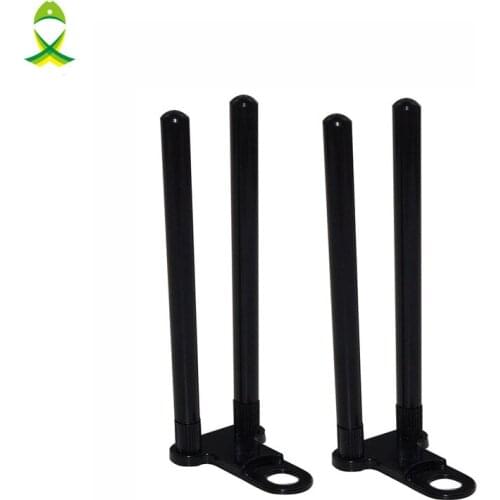 JSM 2pcs/lot Black Aluminum Alloy Windproof Fishing Rod holder Connector For Bite Alarm Carp Fishing Accessories Tackle
