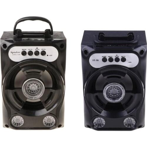 2021 New Large Size Bluetooth Speaker Wireless Sound System Bass Stereo with LED Light