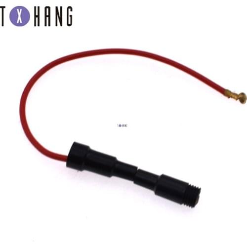 New Hot New 10 Pcs Black Red Plastic Screw Type 16 AWG Wire 5 x 20mm 13A Inline Fuse Holder
