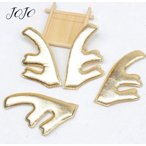 JOJO BOWS 55*105mm 10pc Ultrasonic Antler Patches For DIY Crafts Supplies Handmade Hair Bows Headband Accessories Apparel Sewing