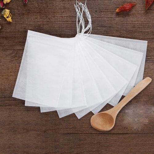 3 Sizes 100Pcs/Lot Teabags Empty Scented Tea Bags With String Heal Seal Filter Paper for Herb Loose Tea Bolsas de te 5.5 x 7CM