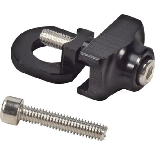 Folding Bicycle Guide Wheel Cycling Single Speed Rear Derailleur Chain Tensioner with Aluminum Alloy Bolt for Cycling