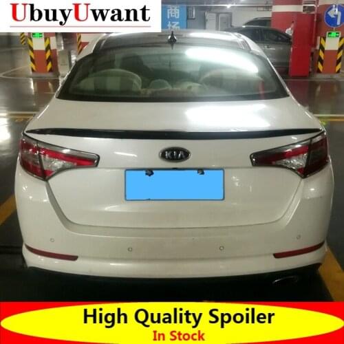 For Kia Optima K5 2011 2012 2013 Rear Trunk Lip Spoiler ABS Material Primer Color Car Tail Wing Decoration For Kia Optima K5