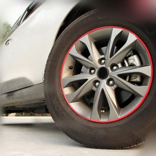 8M Car Wheel Hub Tire Protection Sticker For Volkswagen vw POLO Tiguan Passat Golf EOS Scirocco Jetta Bora Lavida Touareg Touran