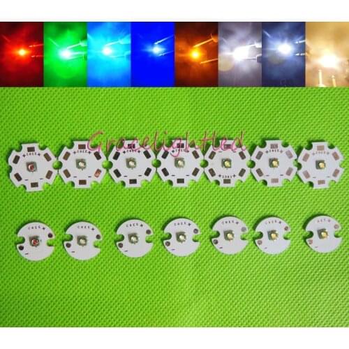 10pcs Cree XP-E XPE 1W~3W Cool White Warm White Red Royal Blue Green Yellow High Power LED Lamp light bead