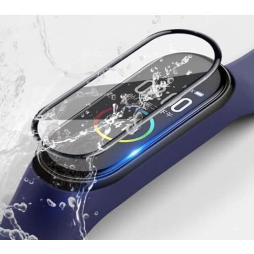 3D Curved Soft Clear Full Screen Protective Film For Xiaomi Mi Band 4 Miband 4 Smart Wristband Screen Edge Cover Protector Guard