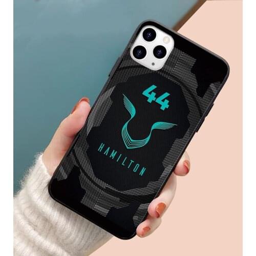 Lewis Hamilton 44 soft TPU border phone case for iphone 11PRO 11PROMAX 11 X XS XR XSMAX 6 plus 7 7plus 8 8plus cover