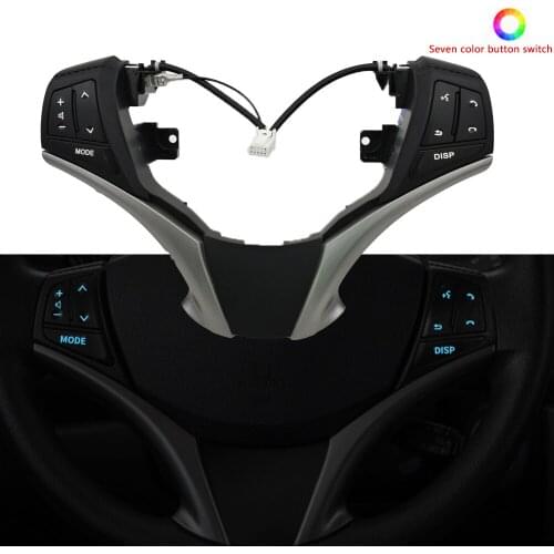 Colorful button Steering PAD Audio Control Switchfit For Toyota Yaris 13-16 Corolla RAV4 84250-0D120 842500D120-E0