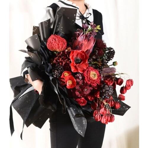 Valentines Day Flower Wrapping Paper Florist Gift Wrapping Material Waterproof Bouquet Wrapping Paper wedding party decoration