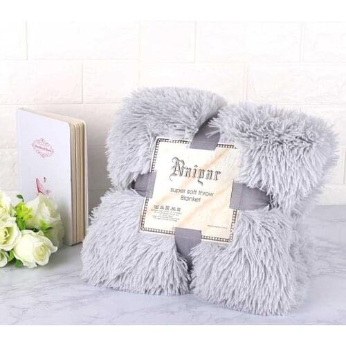 200x230cm Long Shaggy Fuzzy Fur Faux Fur Warm Elegant Cozy With Fluffy Sherpa Fleece Throw Blanket Winter Blankets for Beds