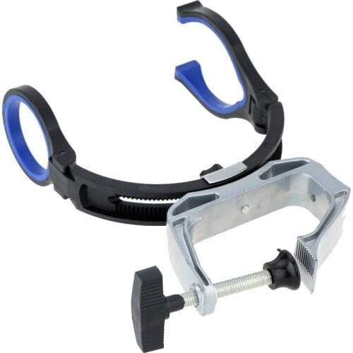 Fishing rod bracket rod mount clamp seat up to 5 cm adjustable