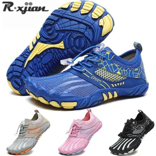 Summer new mens and womens childrens water training shoes beach quick-drying swimming shoes bathroom non-slip shoes