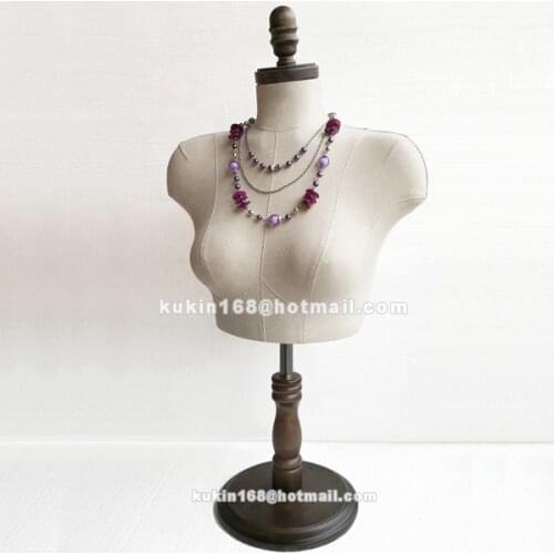 Jewelry, Scarves, Lingerie display mannequin torso, Female mannequin bust