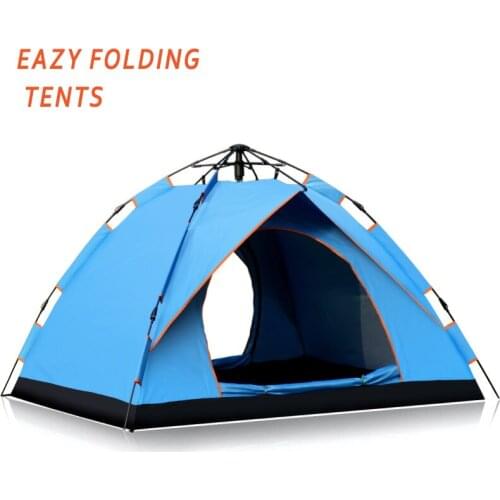 Pop UpTent Outdoor Double-decker Automatic Field Beach Single-decker Camping Tent for Camping Tent Ultralight 4 Season 2 Person