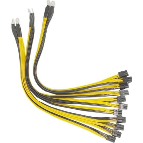 PCI PCI-E PCIE 6Pin Power Splitter Cables for APW3+ Power Supply PSU