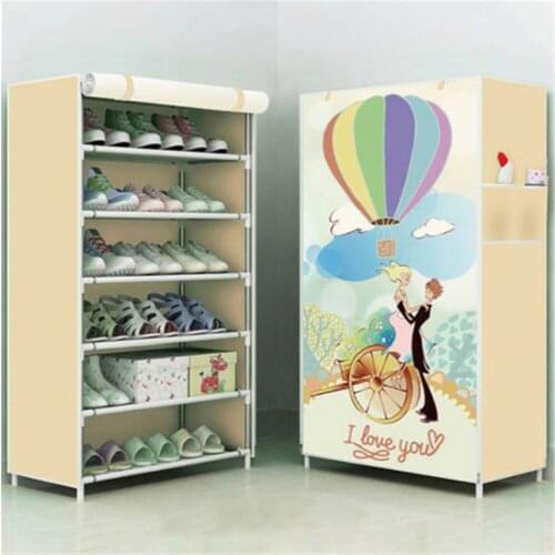 Simple Multi-Layer Combination Shoe Rack Dust Storage Shoe Cabinet School Shoe Rack Dormitory Simple Storage Rack