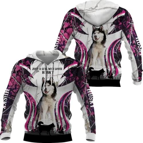 Funny Husky 3D Printed All Over Hoodies Fashion Pullover Men For Women Sweatshirts Sweater Animal Costumes