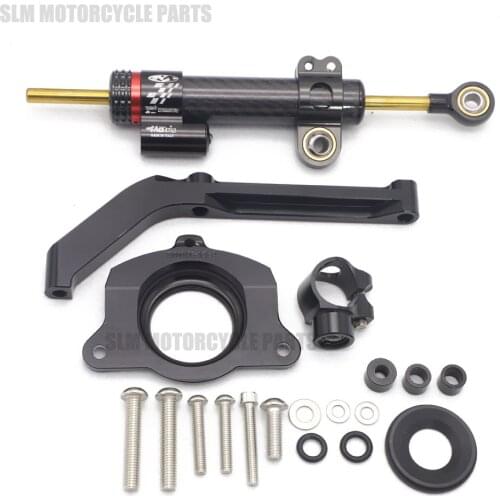 Motorcycle CNC Damper Steering StabilizerLinear Reversed Safety Control+Bracket For KAWASAKI Z1000 Z 1000 2014-2017 2016 2015