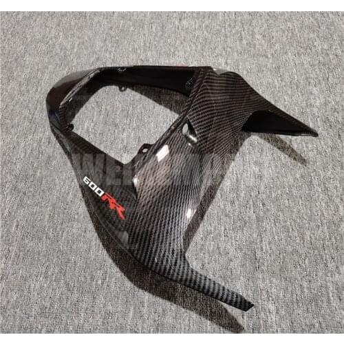 Water transfer Carbon Fiber Carbon Fiber Rear Tail Cover Cowl Fit For HONDA CBR600RR 2007 2008 2009 2010 2011 2012