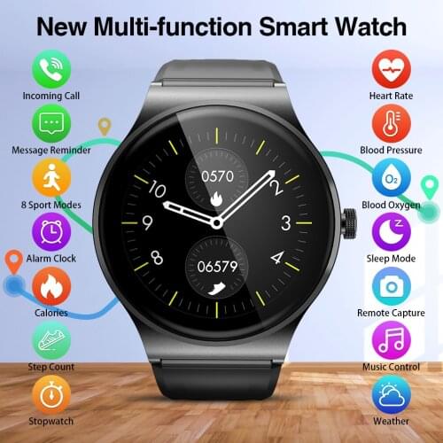 1.28 inch Smart Watch Heart Rate Blood Pressure Monitoring IP67 Waterproof Tracker Bracelet men women cycling watch